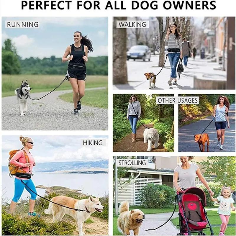 Hands-Free Dog Leash & Pet Walking Belt null