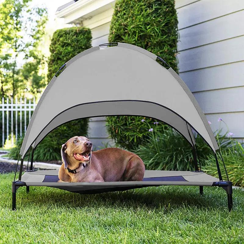 Outdoor Pet Camping Bed with Sunshade null