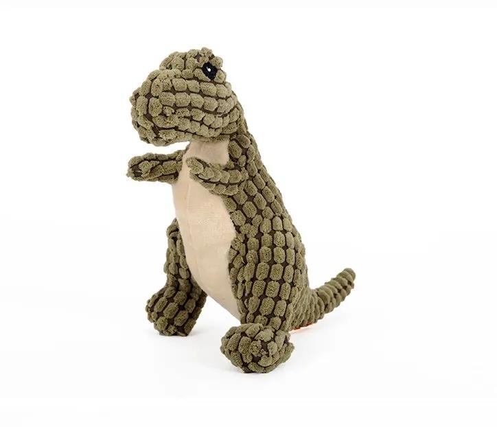 Dinosaur Plush Dog Toy null