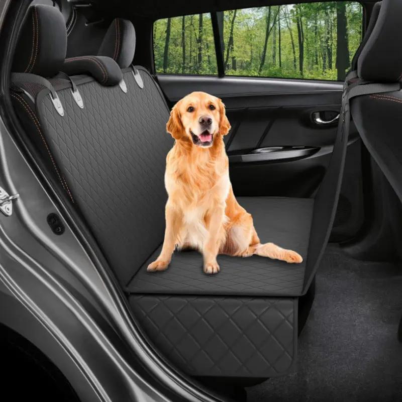 Dog Car Seat Cover with Mesh Window null