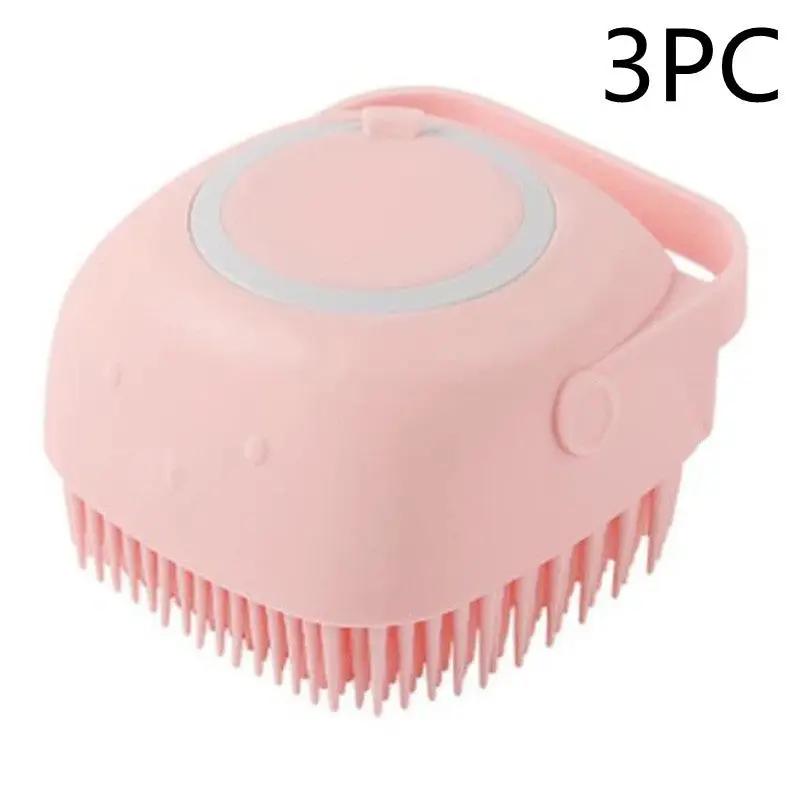 Silicone Dog & Cat Bath Massage Brush null