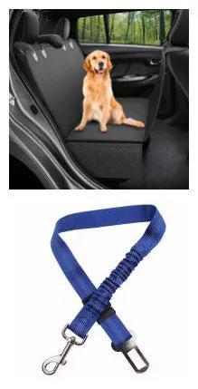 Dog Car Seat Cover with Mesh Window null