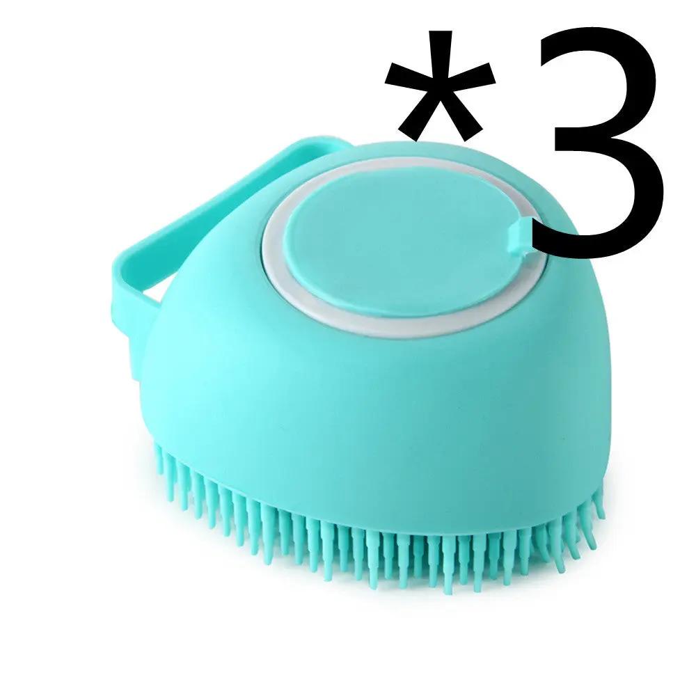 Silicone Dog & Cat Bath Massage Brush null