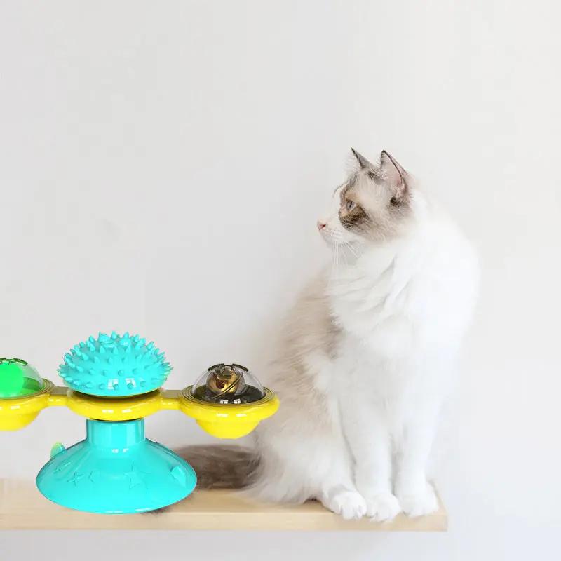 Cat Rotating Windmill Toy null