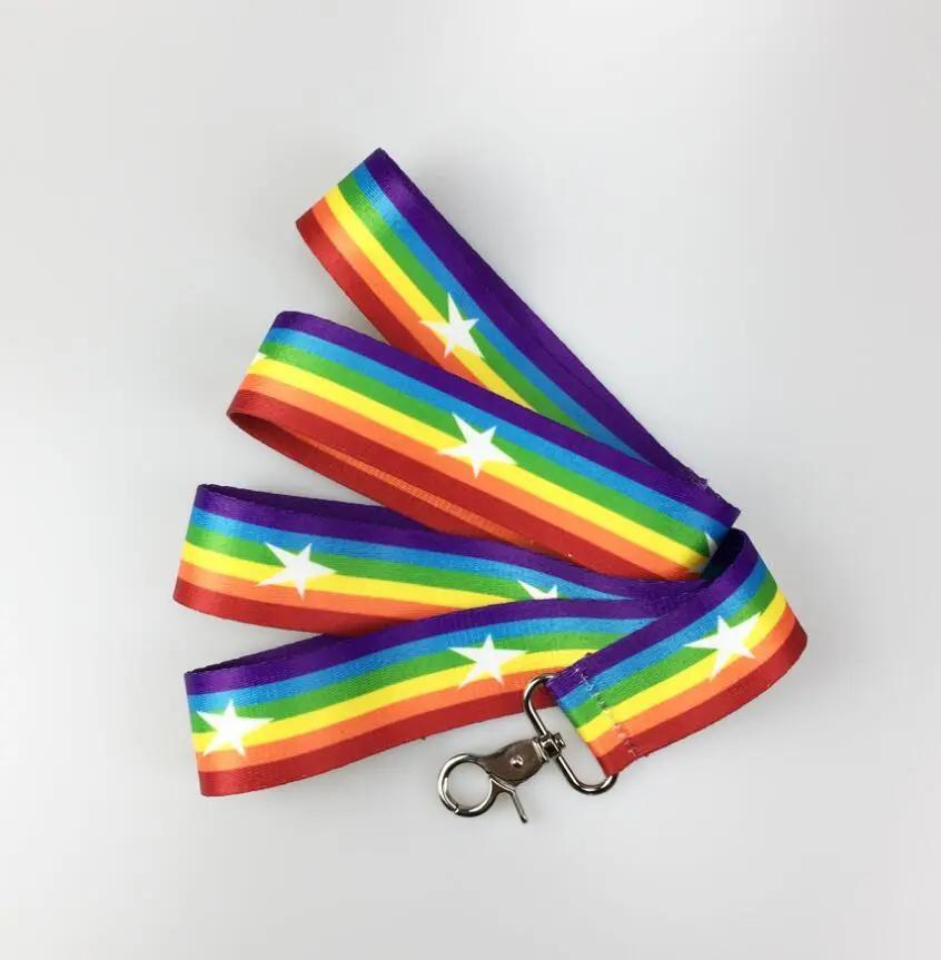 Rainbow Nylon Dog Leash with T-Type Chest Harness null