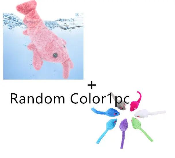 Electric Jumping Shrimp Cat Toy null