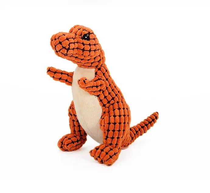 Dinosaur Plush Dog Toy null