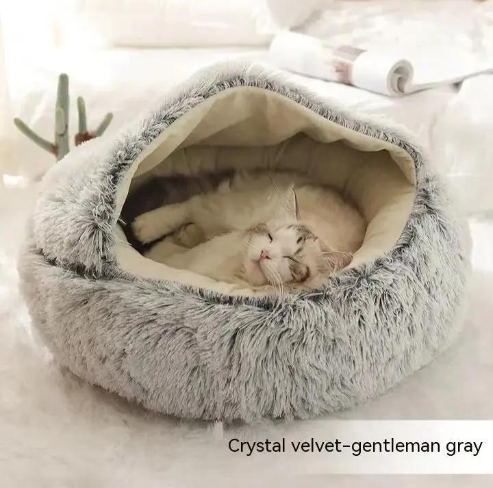 2-in-1 Cat & Dog Bed null
