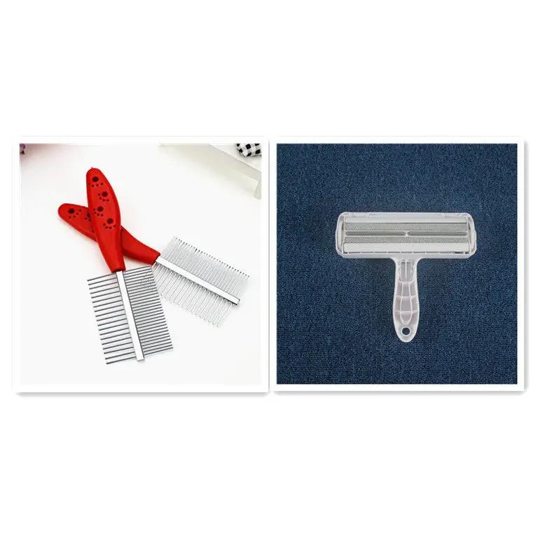 Pet Grooming Double-Row Comb null