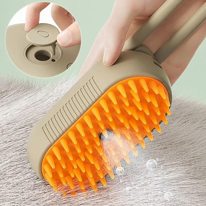 3-in-1 Electric Steam Pet Brush null
