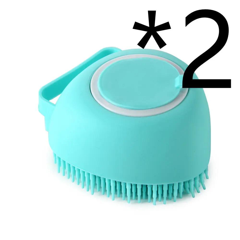 Silicone Dog & Cat Bath Massage Brush null