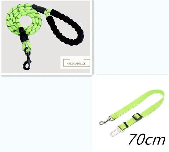 Reflective Nylon Dog Leash null