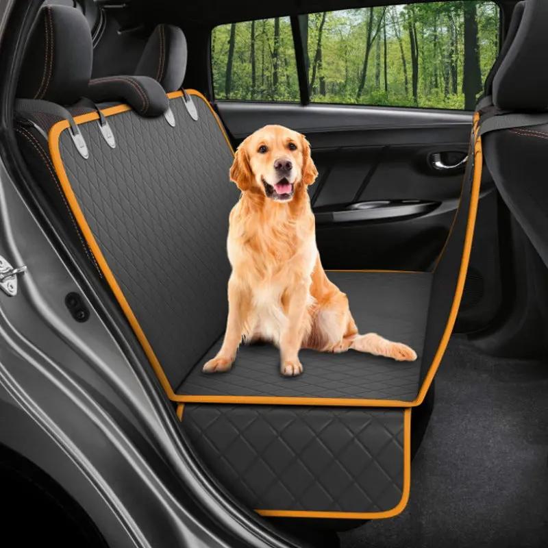 Dog Car Seat Cover with Mesh Window null