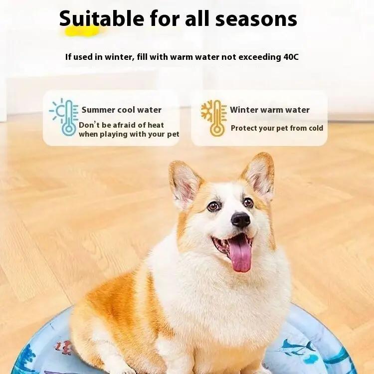 Summer Cooling Pet Water Bed null