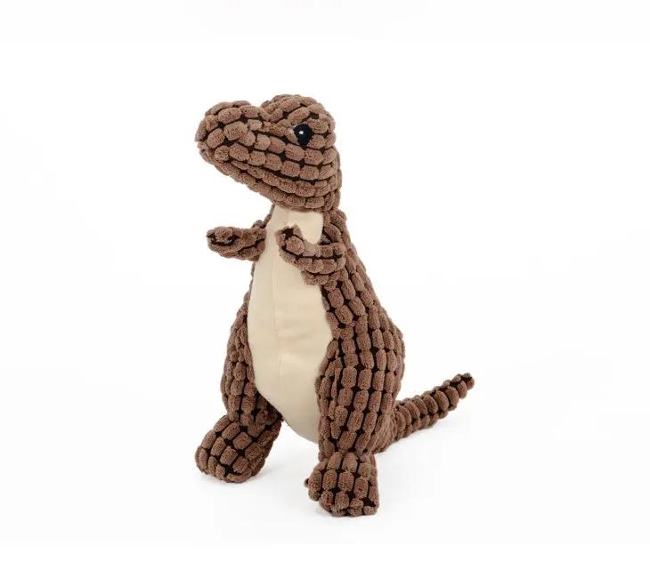 Dinosaur Plush Dog Toy null