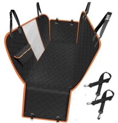 Dog Car Seat Cover with Mesh Window null