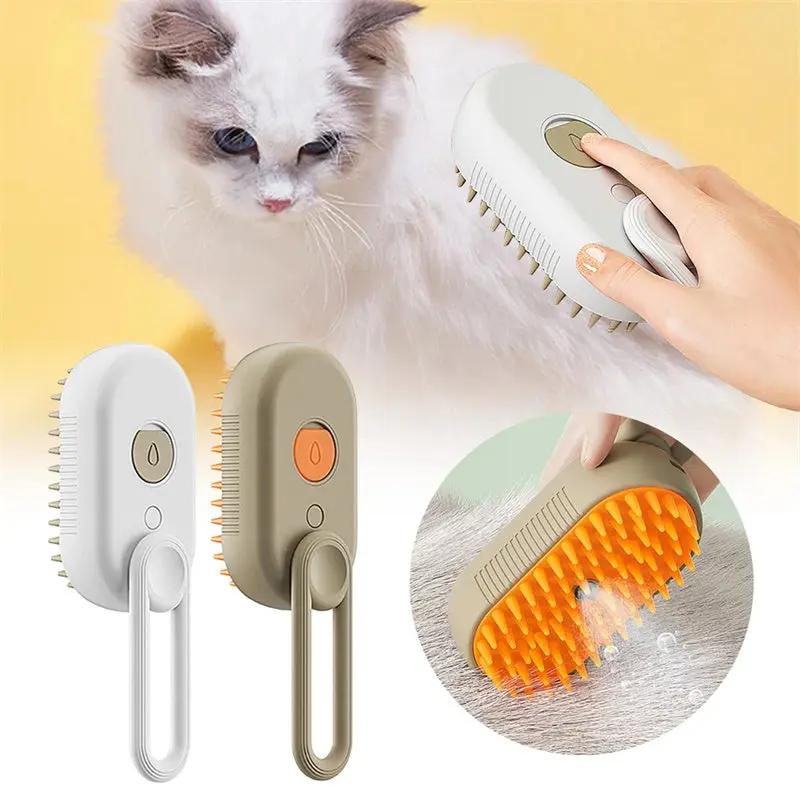 3-in-1 Electric Steam Pet Brush null
