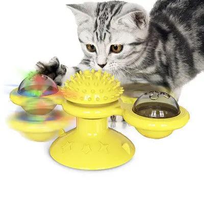Cat Rotating Windmill Toy null