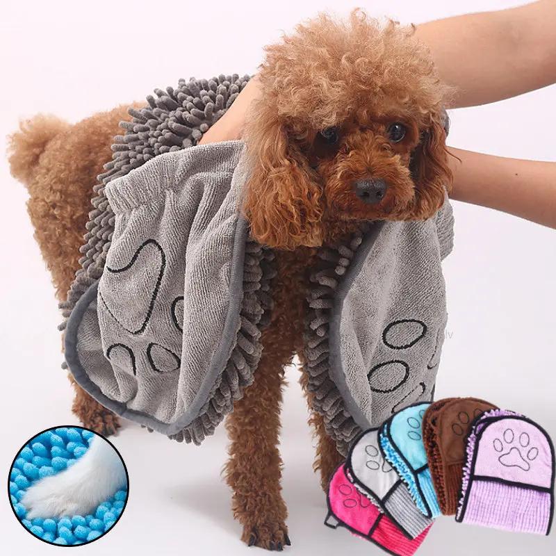 Super Absorbent Microfiber Dog & Cat Bath Towel null