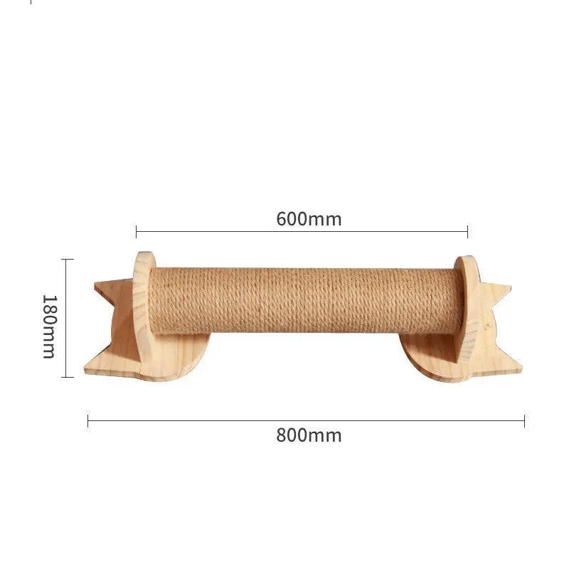 Wall-Mounted Cat Climbing Frame null