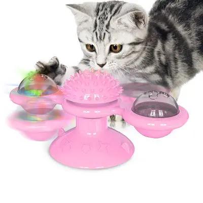 Cat Rotating Windmill Toy null