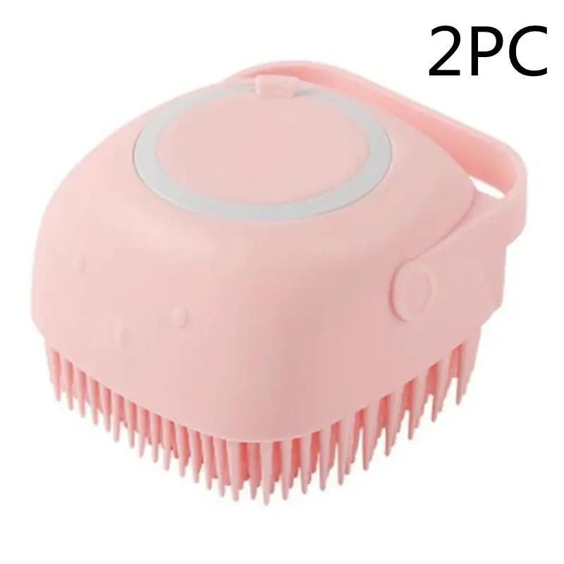 Silicone Dog & Cat Bath Massage Brush null