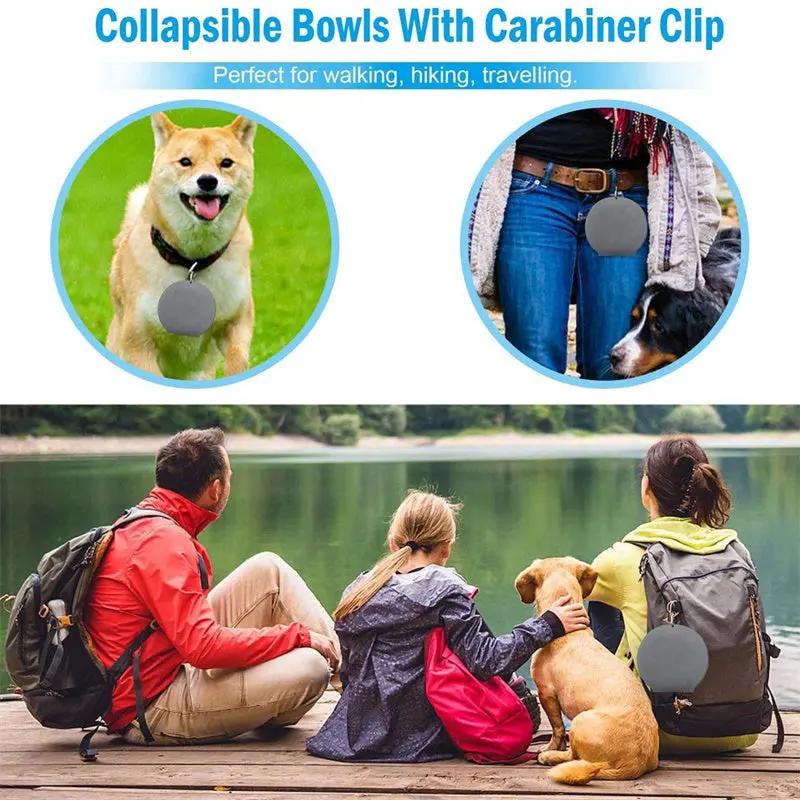 Foldable Double Pet Bowl null