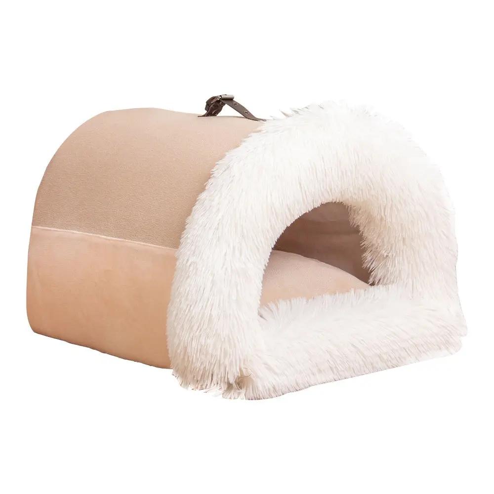 Luxury Spliced Plush Pet Bed null