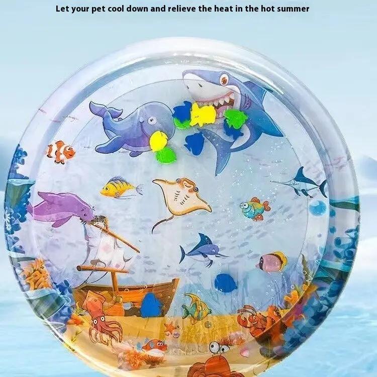 Summer Cooling Pet Water Bed null