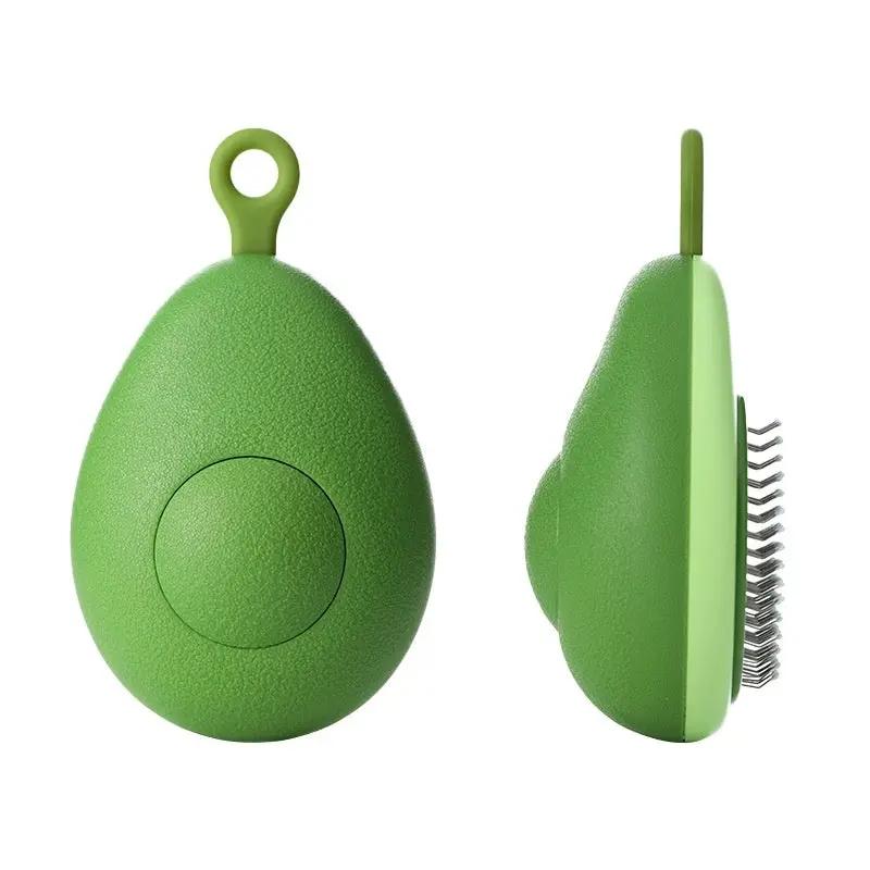 Avocado-Shaped Pet Hair Brush null