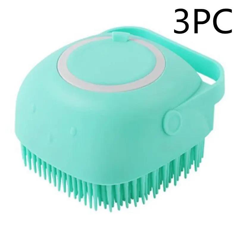 Silicone Dog & Cat Bath Massage Brush null