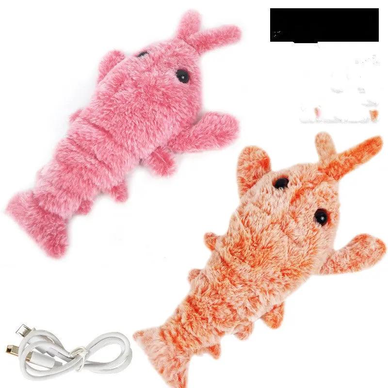 Electric Jumping Shrimp Cat Toy null