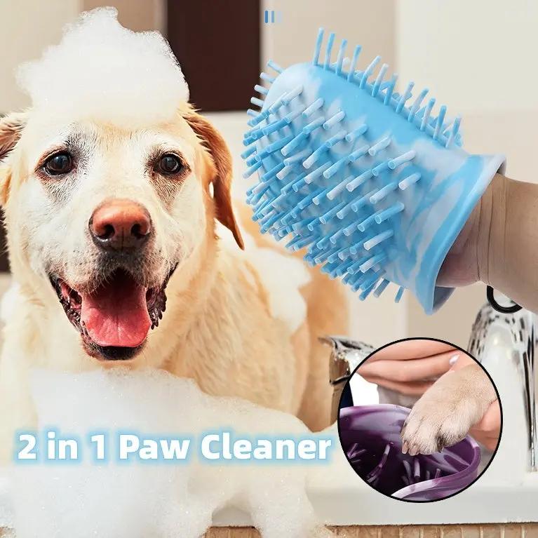 2-in-1 Dog Paw Cleaner Cup null