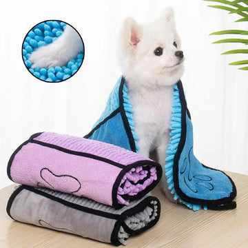 Super Absorbent Microfiber Dog & Cat Bath Towel null