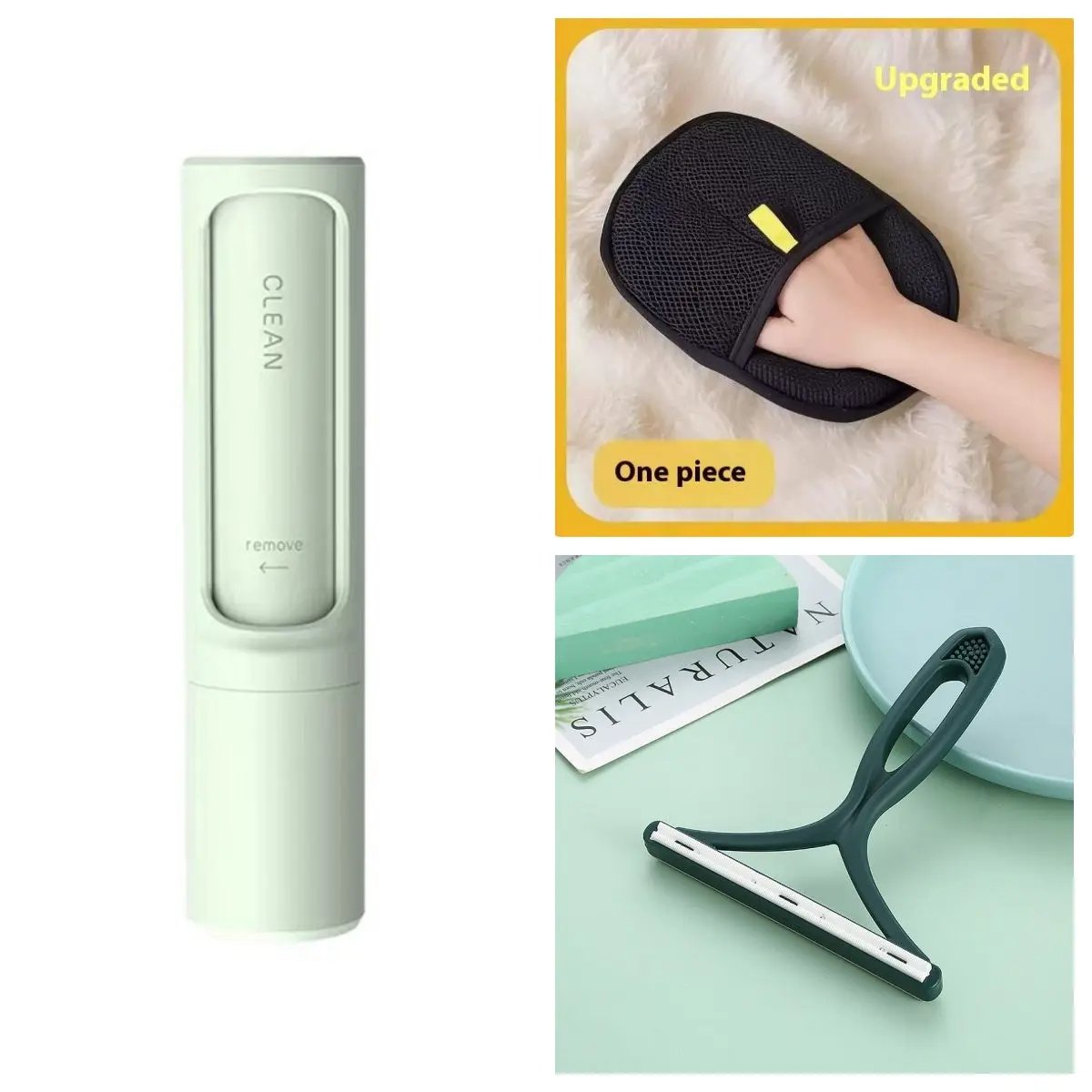 2-in-1 Reusable Pet Hair Remover Brush null
