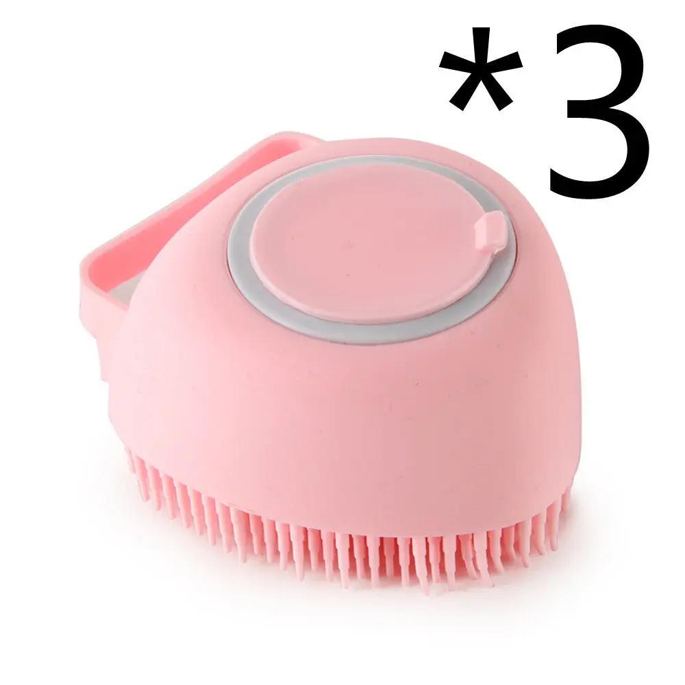 Silicone Dog & Cat Bath Massage Brush null
