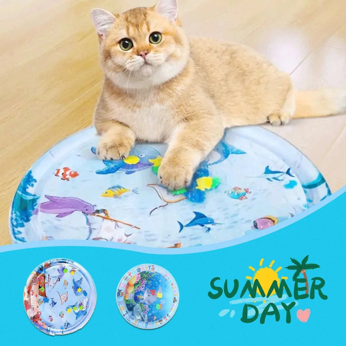 Summer Cooling Pet Water Bed null