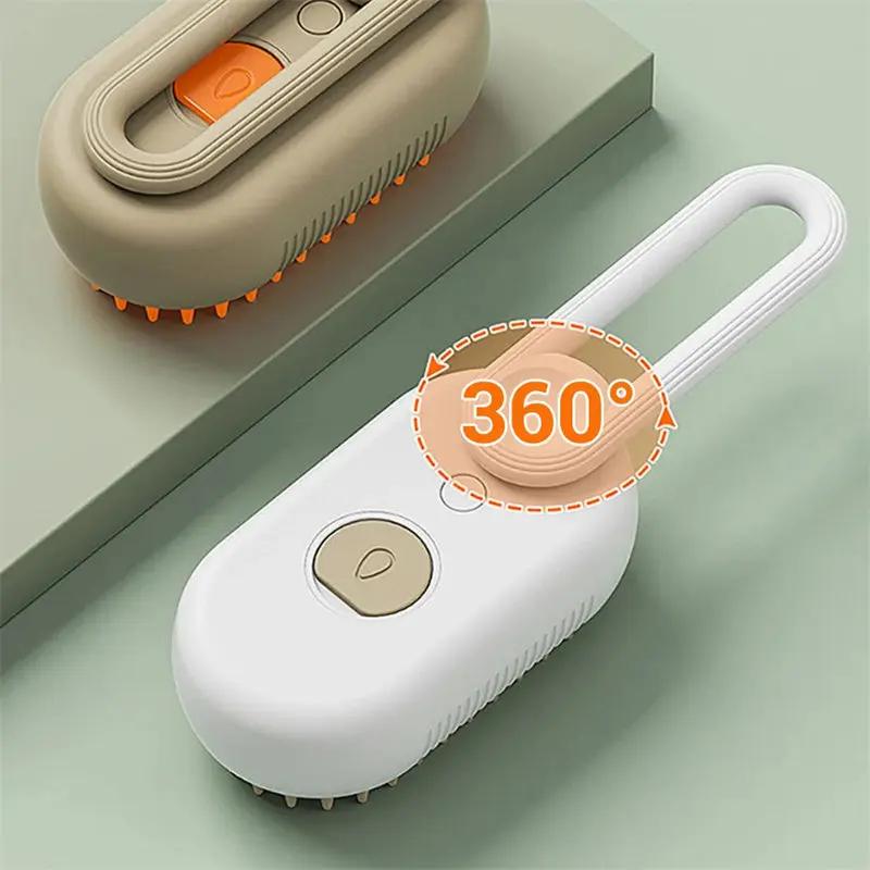 3-in-1 Electric Steam Pet Brush null