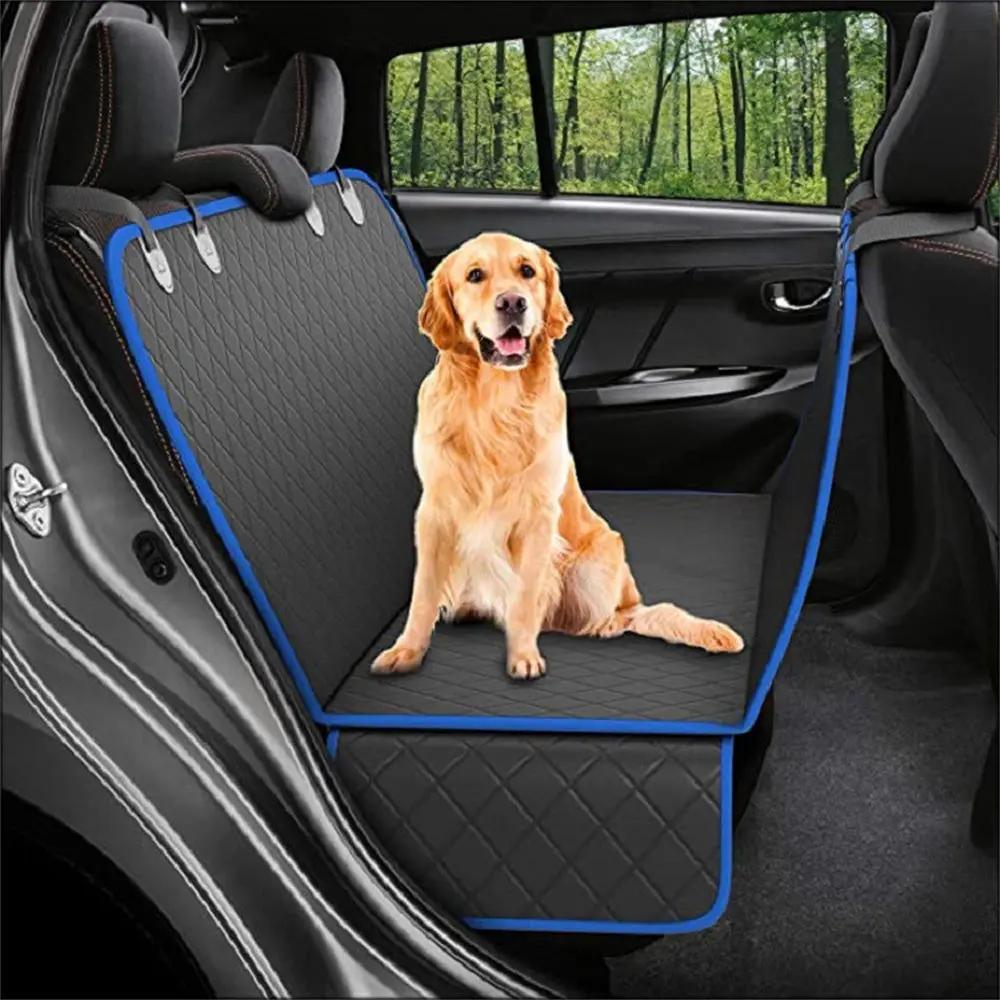 Dog Car Seat Cover with Mesh Window null