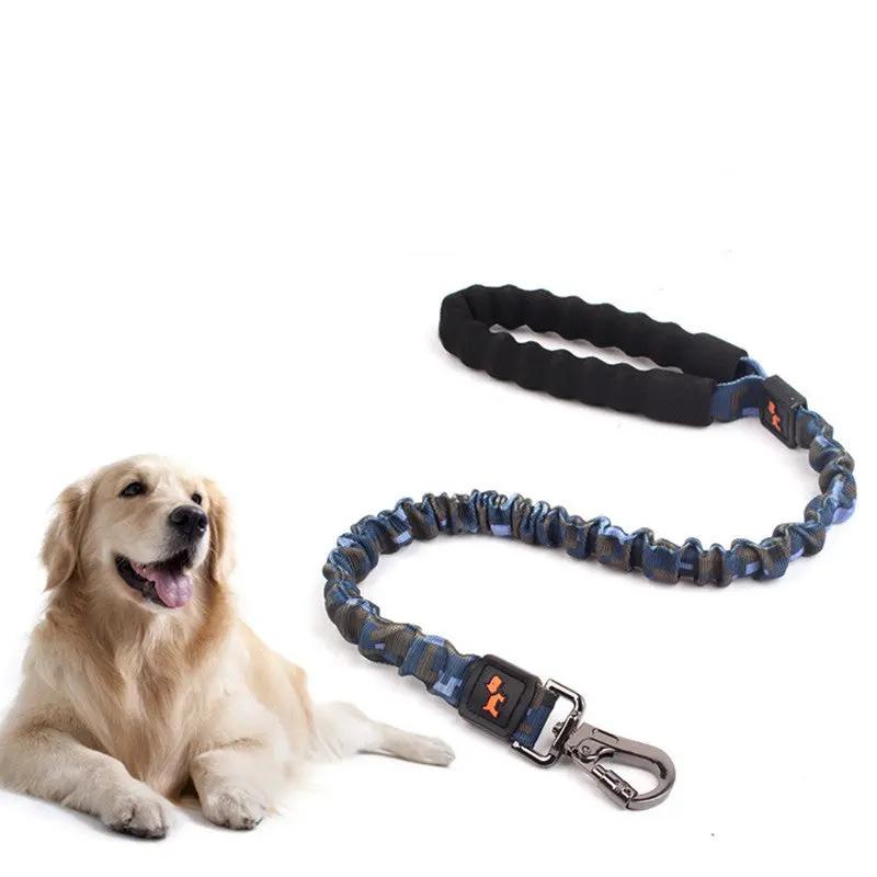 Elastic Nylon Dog Leash for Large Dogs null