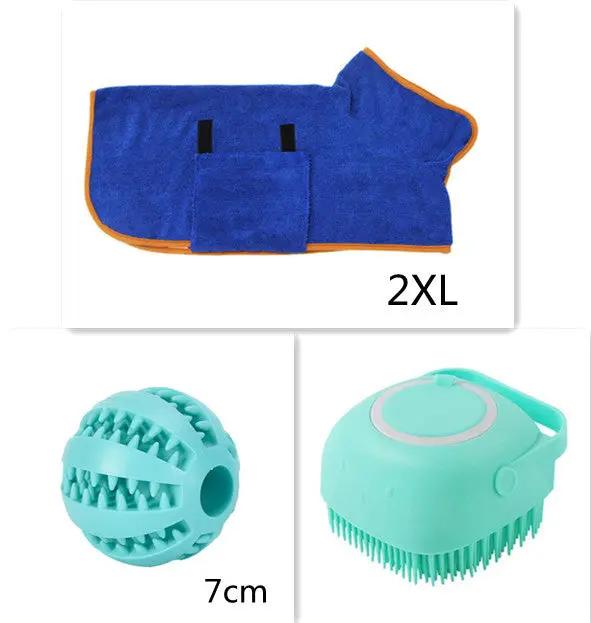 Silicone Dog & Cat Bath Massage Brush null