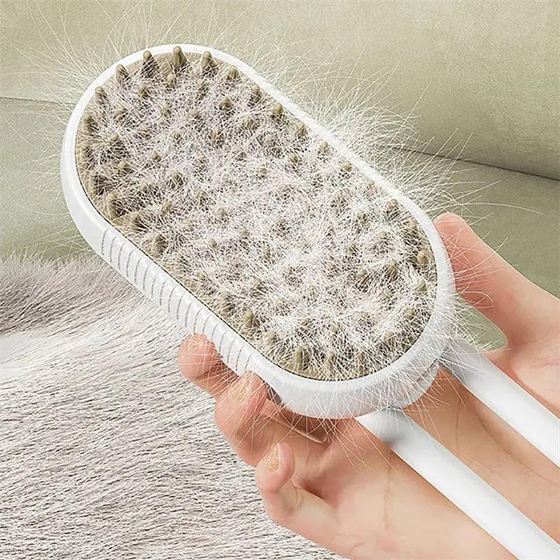 3-in-1 Electric Steam Pet Brush null
