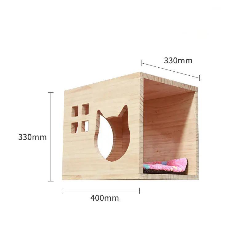 Wall-Mounted Cat Climbing Frame null